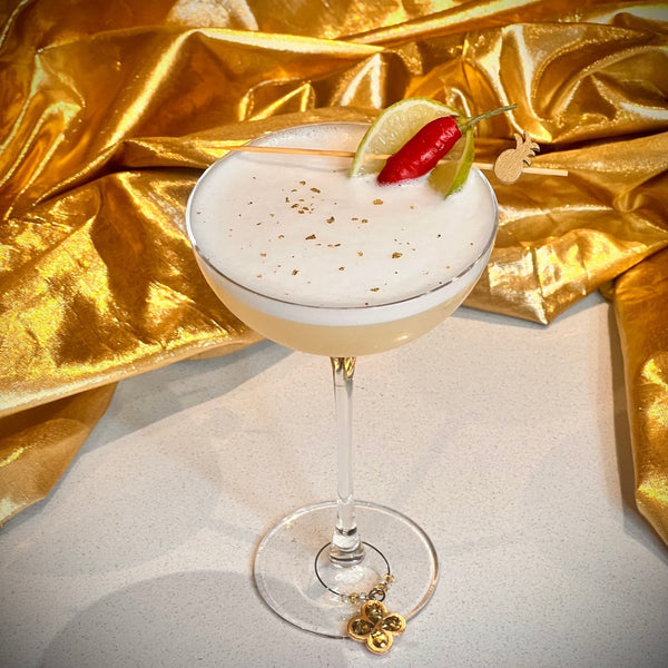 Chili, spice and everything nice Gin Sour - Gold Emotion Australia